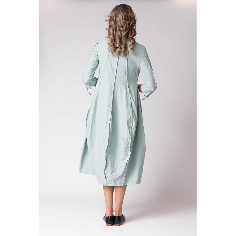 Rundholz Long Sleeve Coat Dress image number 7